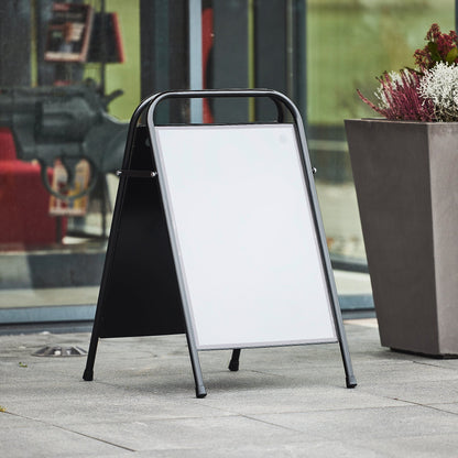 Skiltstativ, H1040 mm, plakatstr. 500x700 mm, svart