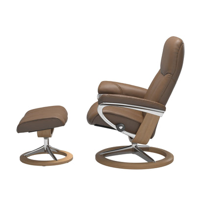 Consul Lenestol fra Stressless i brun
