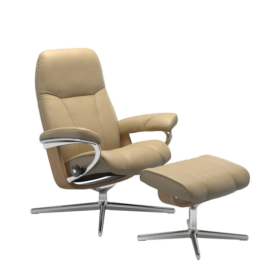 Stressless Consul lenestol, hud, beige