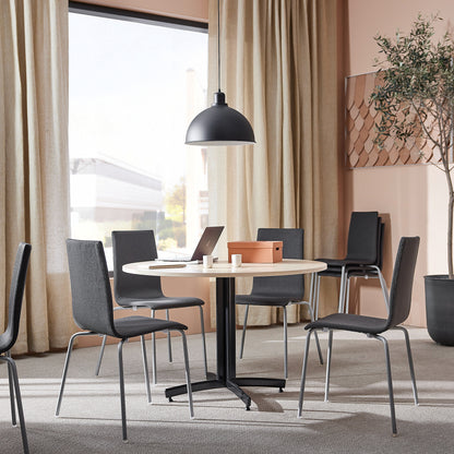 Konferansestol MELVILLE, 4-pk., mørk grå