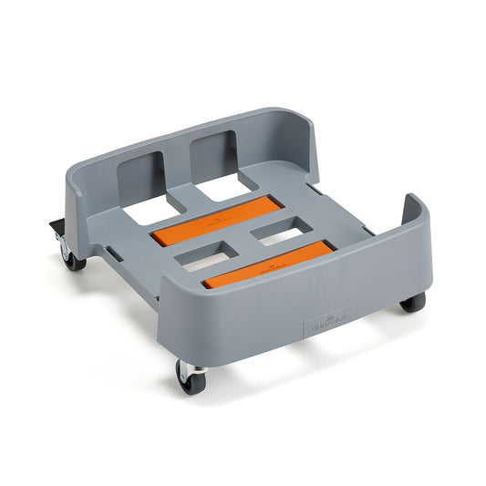 Vogn for avfallsbeholder OLIVER, 2x90 liter fra AJ Produkter