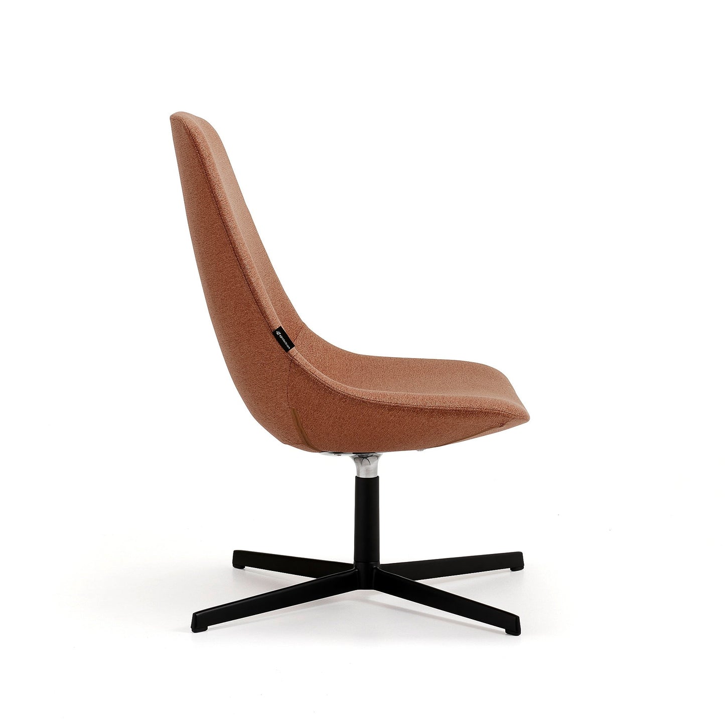 Lenestol LANGLEY, svart/kobber fra AJ Produkter