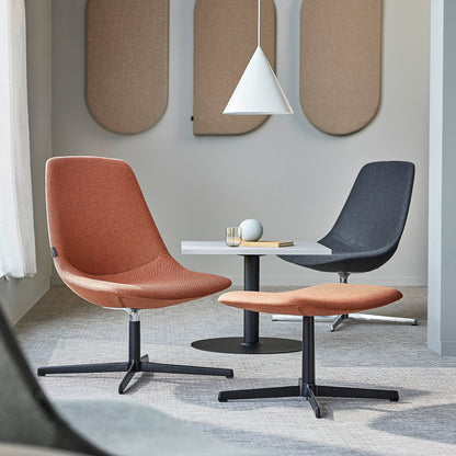 Lenestol LANGLEY, svart/kobber fra AJ Produkter