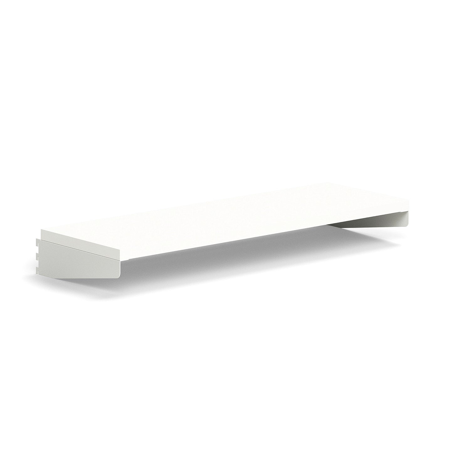 Hylle RELY, laminat, B900 D300 mm, hvit