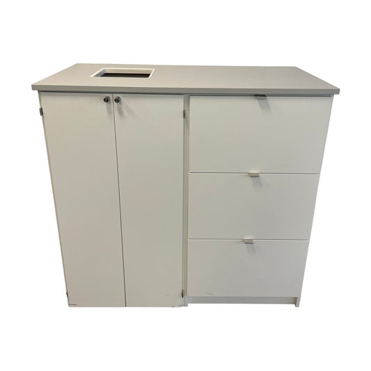 TreCe Combiline Recycling Unit, hvit, 123x118x60