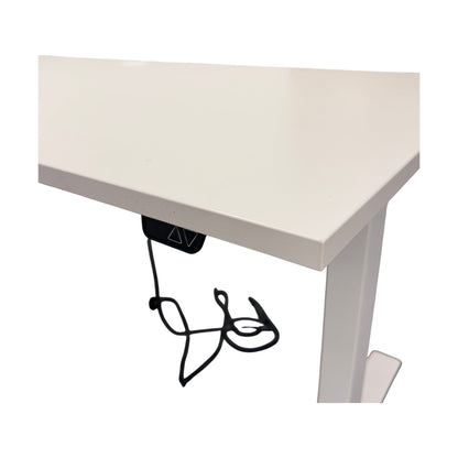 Elektrisk hev/senk skrivebord 180x80 cm, helhvit