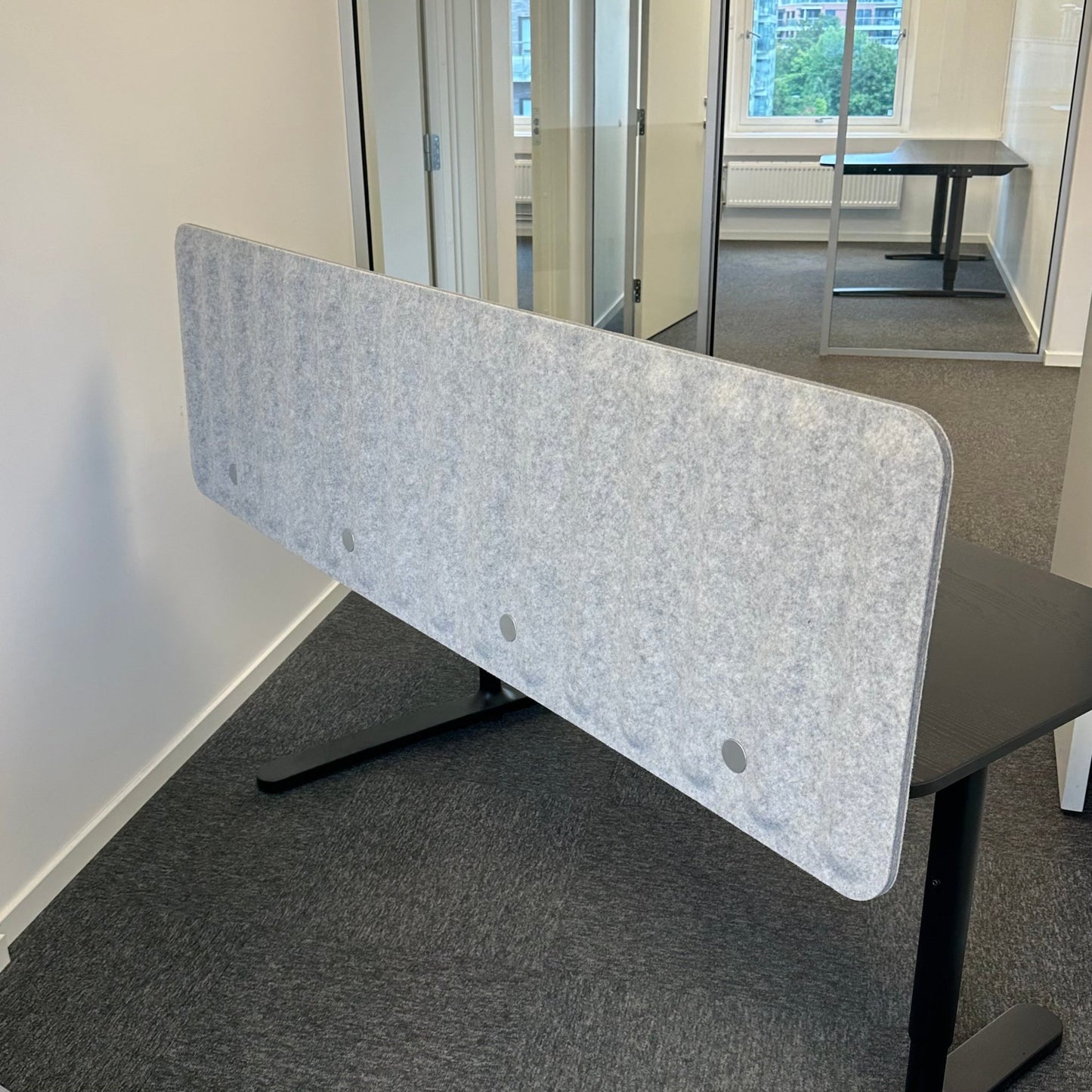 Elif skillevegg fra IKEA, 160x48 cm, grå