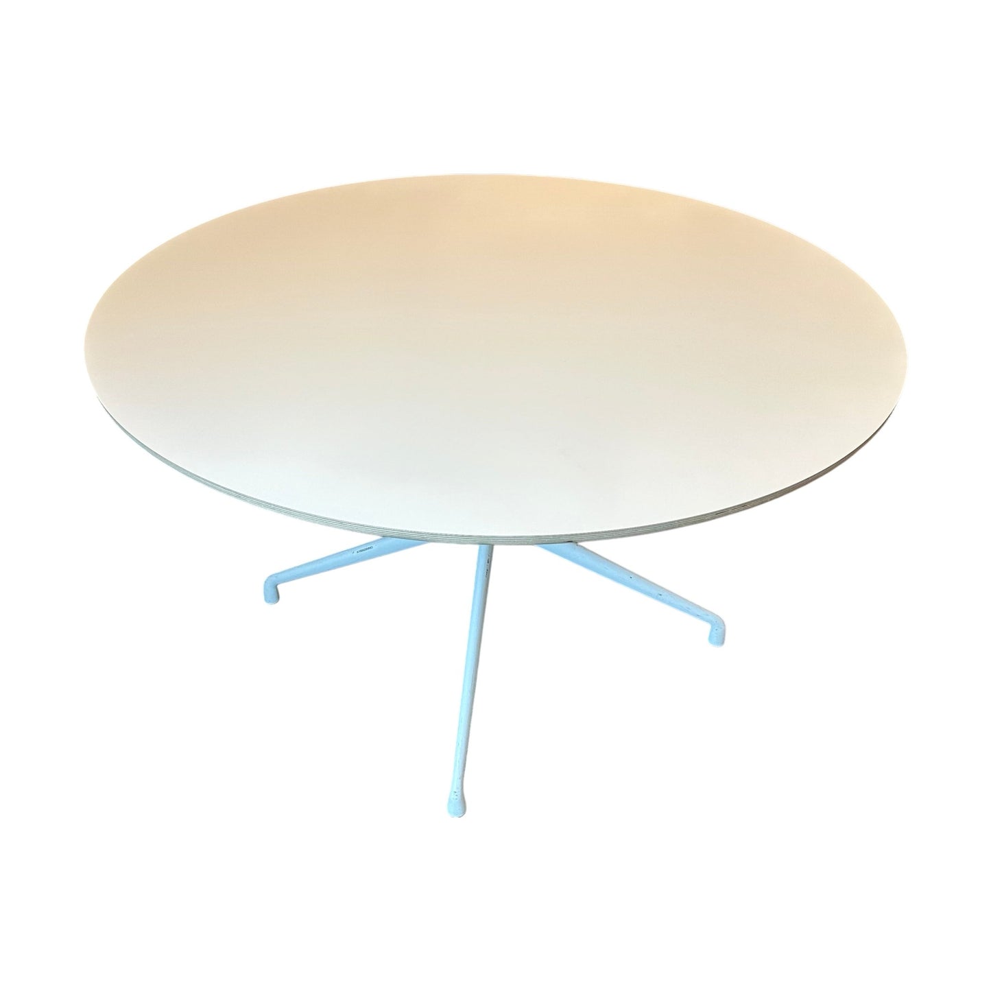 HAY, Rundt helhvit møtebord, Ø125cm