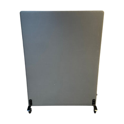 Götesson skillevegg på hjul, 120x165 cm, grå