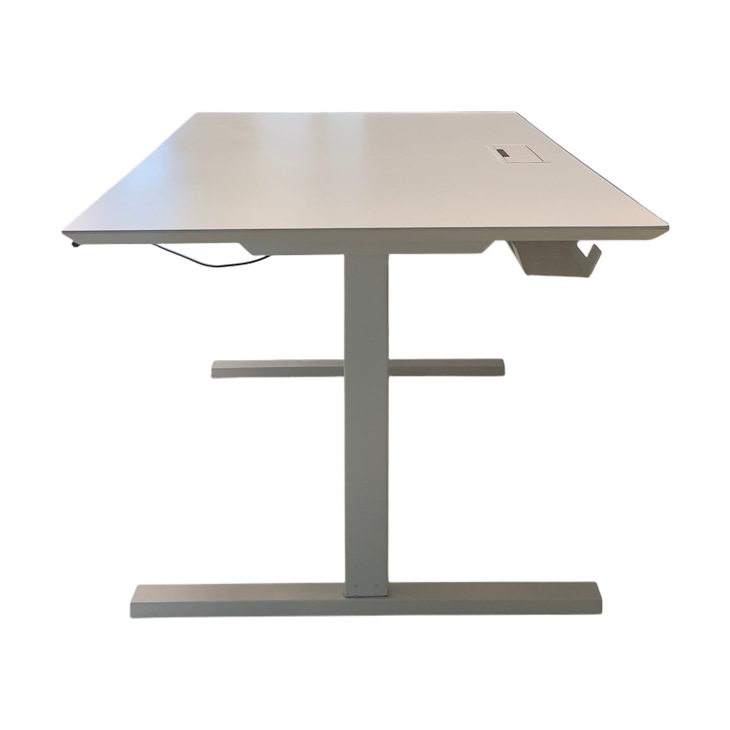 Elektrisk hev/senk skrivebord 160x90 cm, helhvit