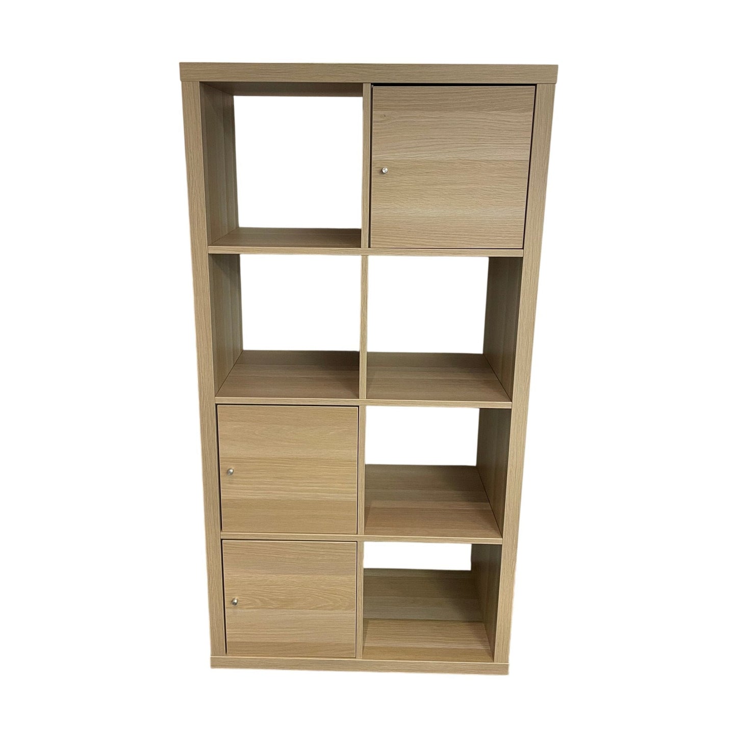 Kallax stående hyllesystem fra IKEA, hvit eik