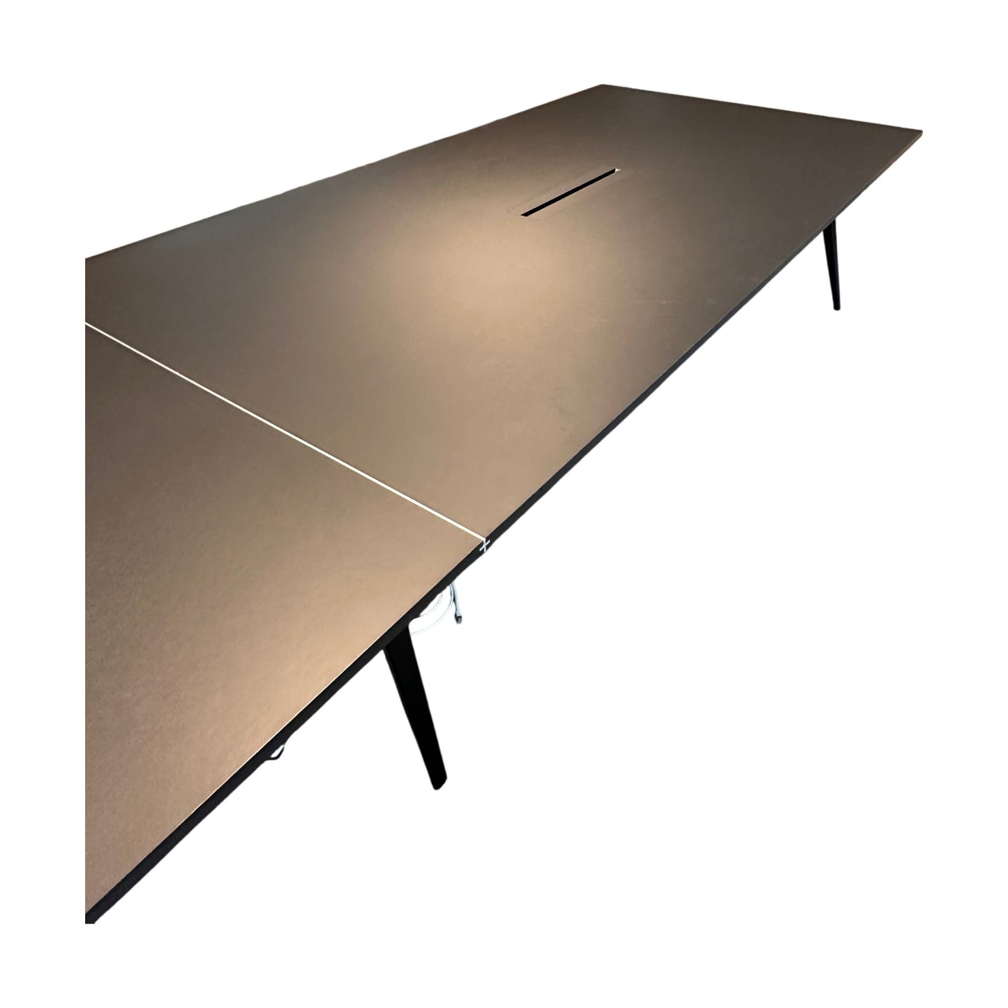 Møtebord fra Edsbyn, sort, 550x150 cm