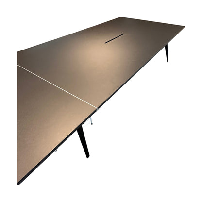 Møtebord fra Edsbyn, sort, 550x150 cm