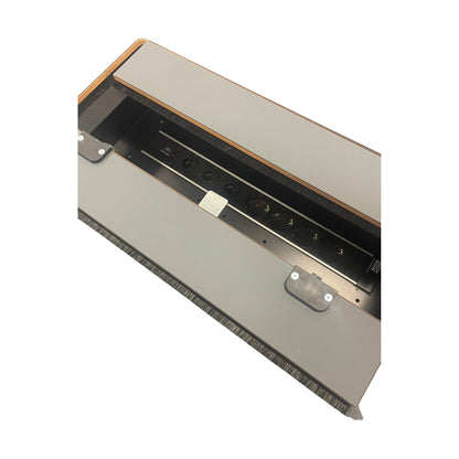 Møtebord fra Kinnarps, mørk grå, 480x120 cm