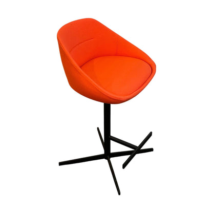 Ezy barstol fra Offecct, rød, 85 cm høy