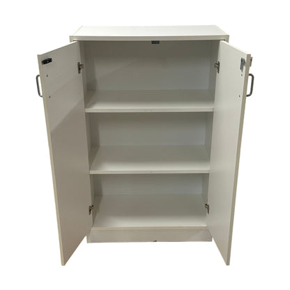 Arkivskap fra Svenheim, dobbel dør, hvit