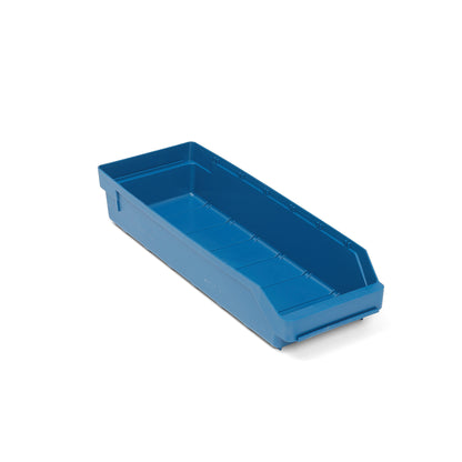 Smådelsbakke REACH, L500 B220 H95 mm, 20-pk, blå fra AJ Produkter