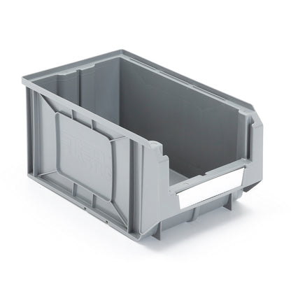 Plastbakke APART, L345 B205 H165 mm, 24-pk, grå fra AJ Produkter