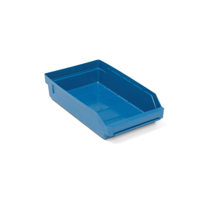 Smådelsbakke REACH, L400 B240 H95 mm, 15-pk, blå fra AJ Produkter