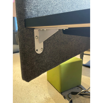 EFG skillevegg, mørk grå ull, 140x60 cm