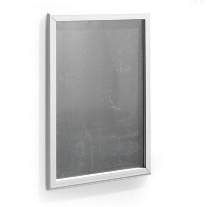 Plakatramme, klikkramme, H738 B538 mm, alugrå fra AJ Produkter