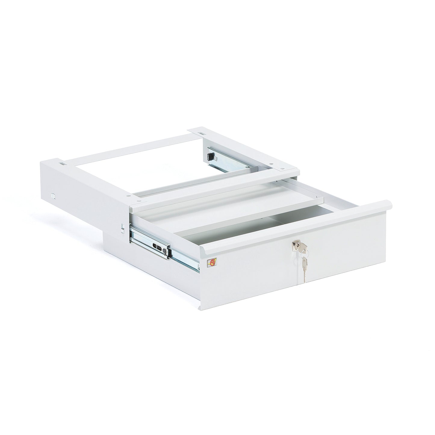 Skuff ROBUST i stål til arbeidsbenk, grå fra AJ Produkter