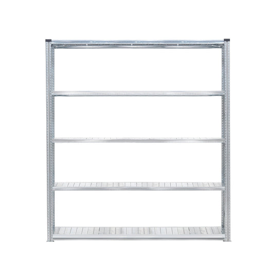 Lagerreol TRANSFORM, grunnseksjon, 5 hyller, H2500 B1875 D400 mm fra AJ Produkter