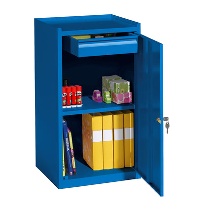 Verktøyskap SERVE, H900 B500 D450 mm, blå fra AJ Produkter