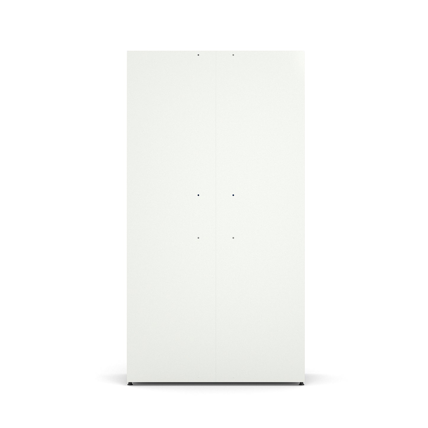 Oppbevaringsskap SPIRIT, ekstra stort, H1900 B1020 D500 mm, hvit/blå
