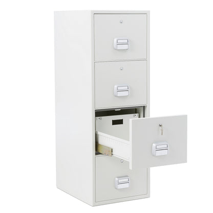 Brannsikkert arkivskap SHELL, 90 min., nøkkellås, 1500x520x680 mm, 4 skuffer