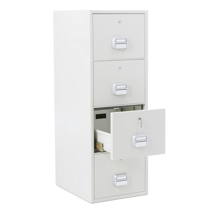 Brannsikkert arkivskap SHELL, 90 min., nøkkellås, 1500x520x680 mm, 4 skuffer