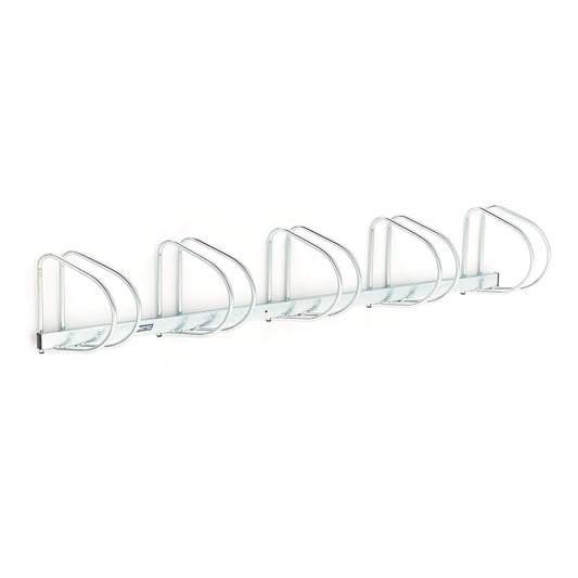 Sykkelstativ BERNARD, 5 plasser, 45° vinkel, B2000 D280 H320 mm