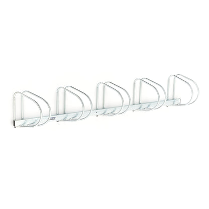 Sykkelstativ BERNARD, 5 plasser, 45° vinkel, B2000 D295 H320 mm fra AJ Produkter