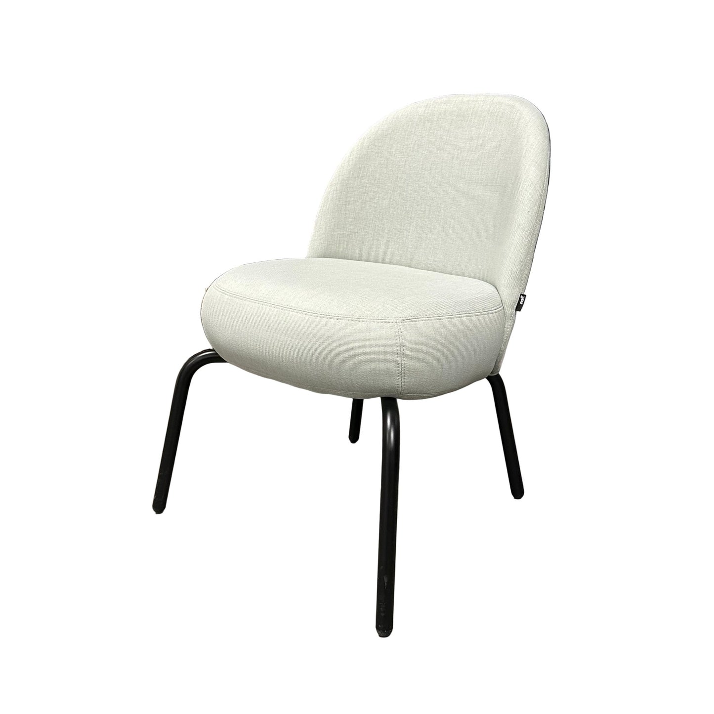 FRIEND lenestol, turkis stoff, svart stativ