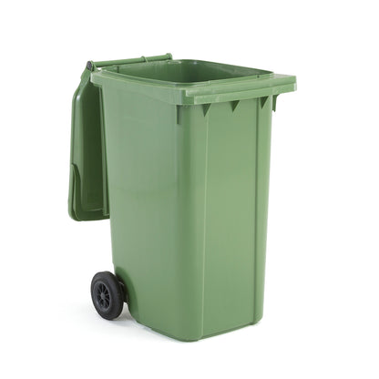 Avfallsbeholder HENRY, 240 l, grønn fra AJ Produkter