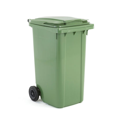 Avfallsbeholder HENRY, 240 l, grønn fra AJ Produkter