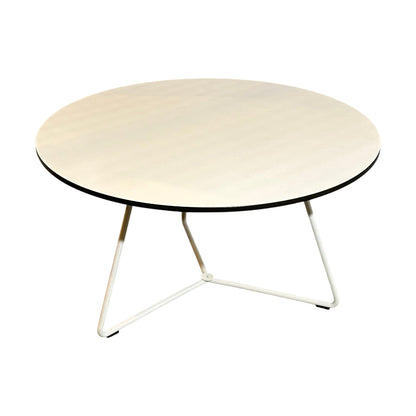 Ypsilon sidebord fra Pedrali, hvit, Ø80 cm, 45 cm høyt