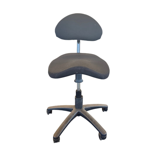 Balans sadelstol, svart