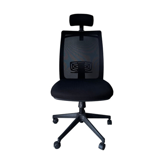 Sort kontorstol i mesh