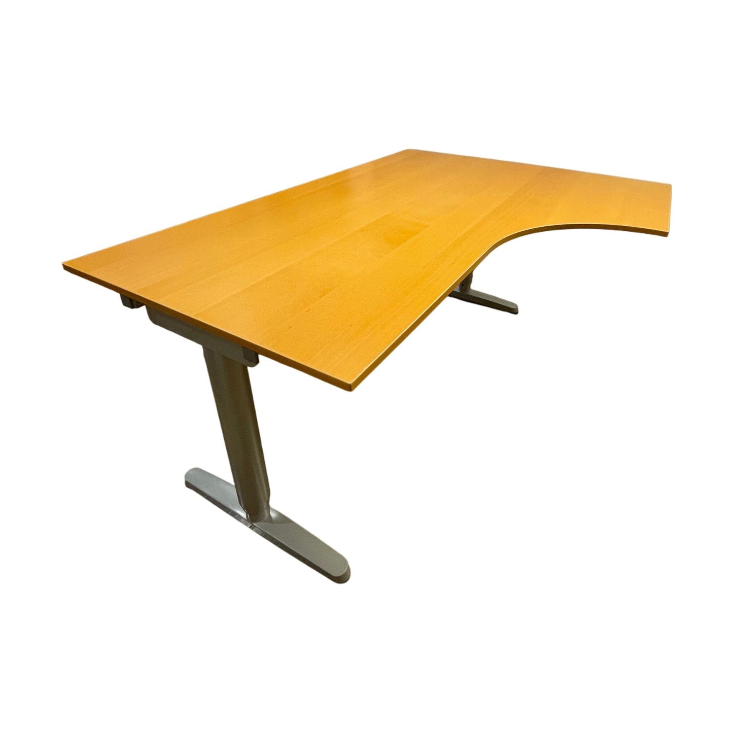 Galant elektrisk hev/senk skrivebord fra IKEA, trefarget, 160x120 cm