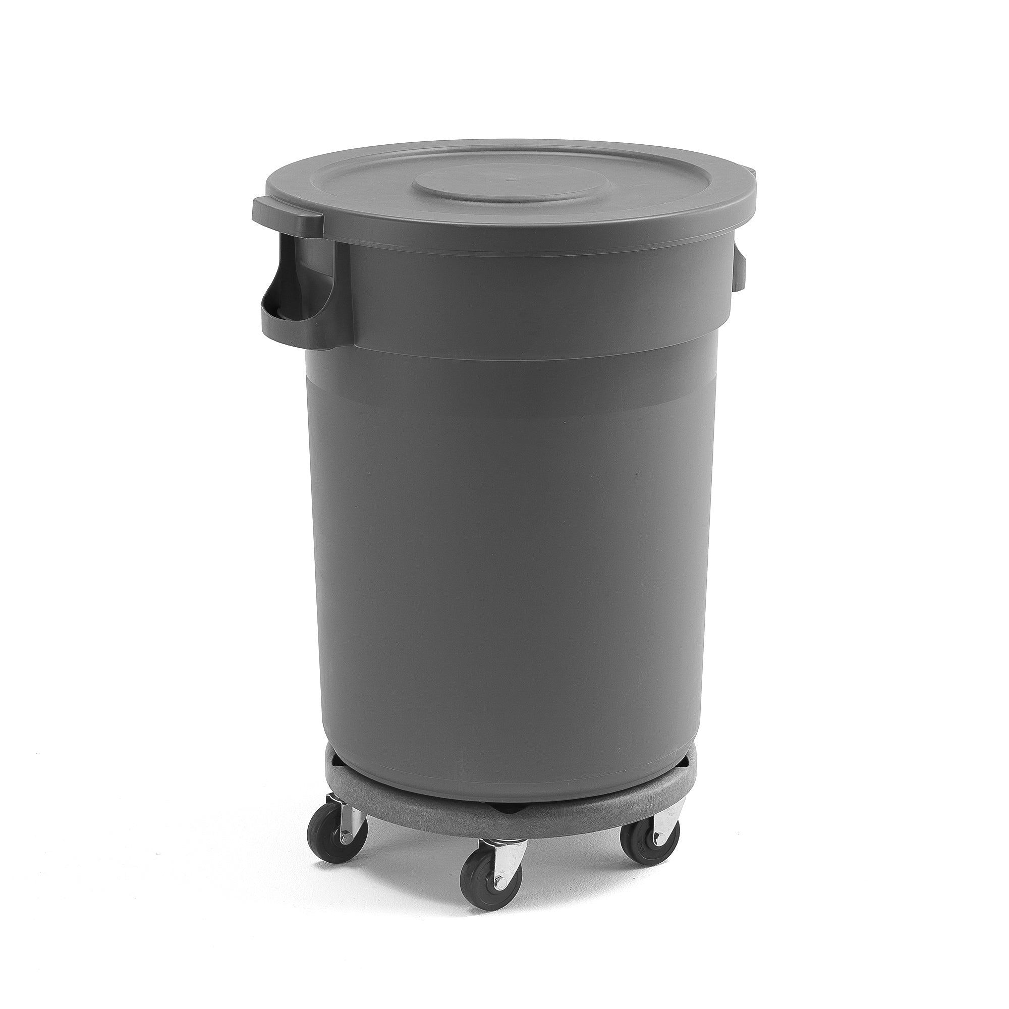 Plastt nne DOUGLAS 120 Liter Gr Inkludert Lokk Og Hjulbase Secundo Plastt nne DOUGLAS 120 Liter Gr Inkludert Lokk Og Hjulbase Secundo