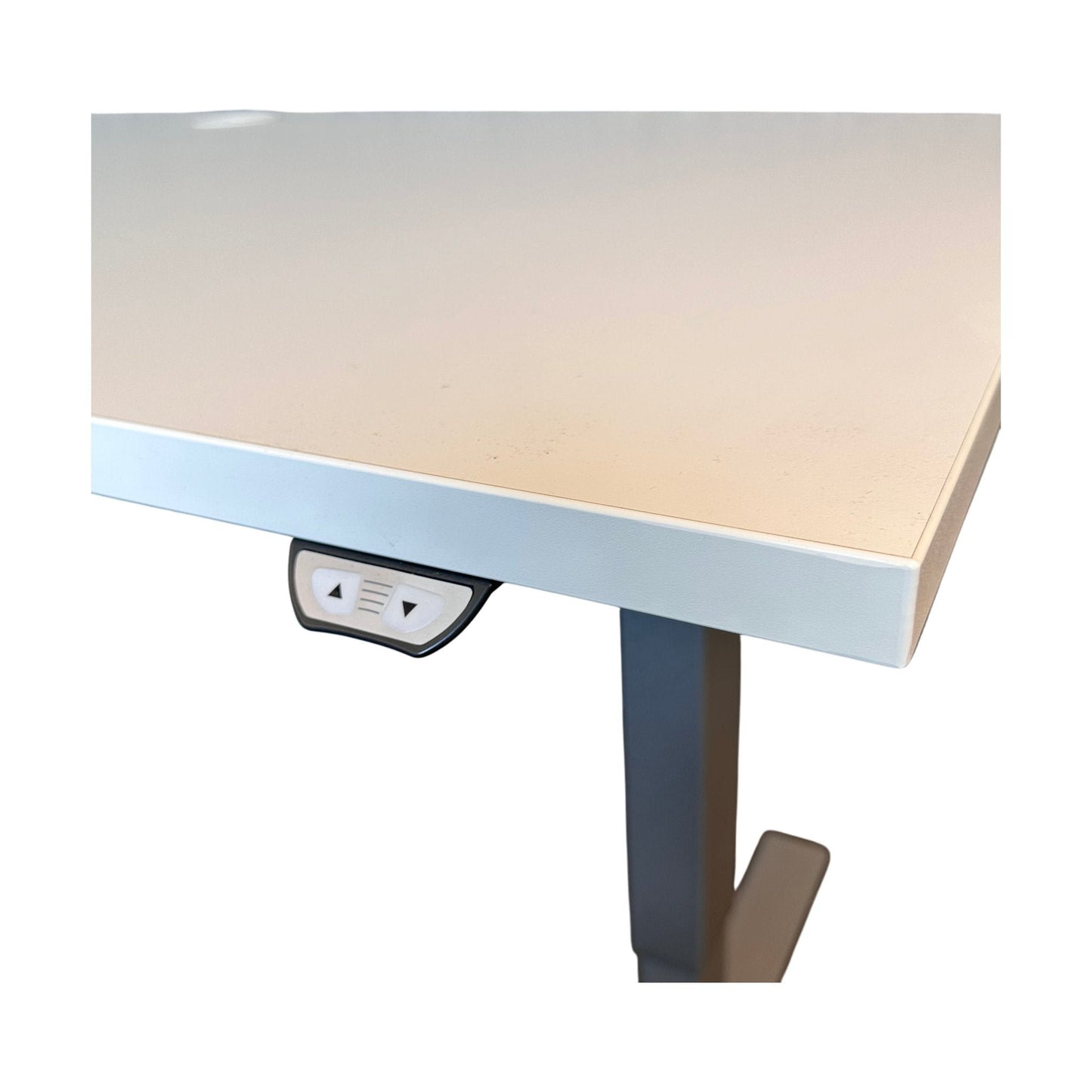 Elektrisk hev/senk skrivebord inkludert bordskillevegg, 160x80 cm