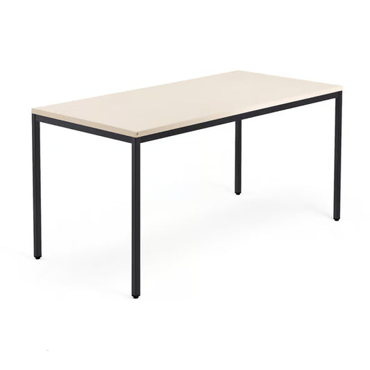 Bjerk skrivebord fra Narbutas, trefarget, 100x60 cm