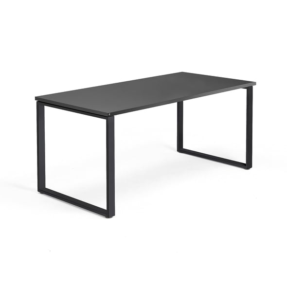 Bordplate QBUS/MODULUS, 1400x800 mm, svart