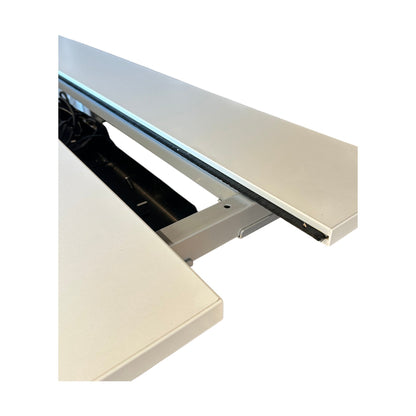 Elektrisk hev/senk skrivebord fra Linak, hvit, 160x80 cm