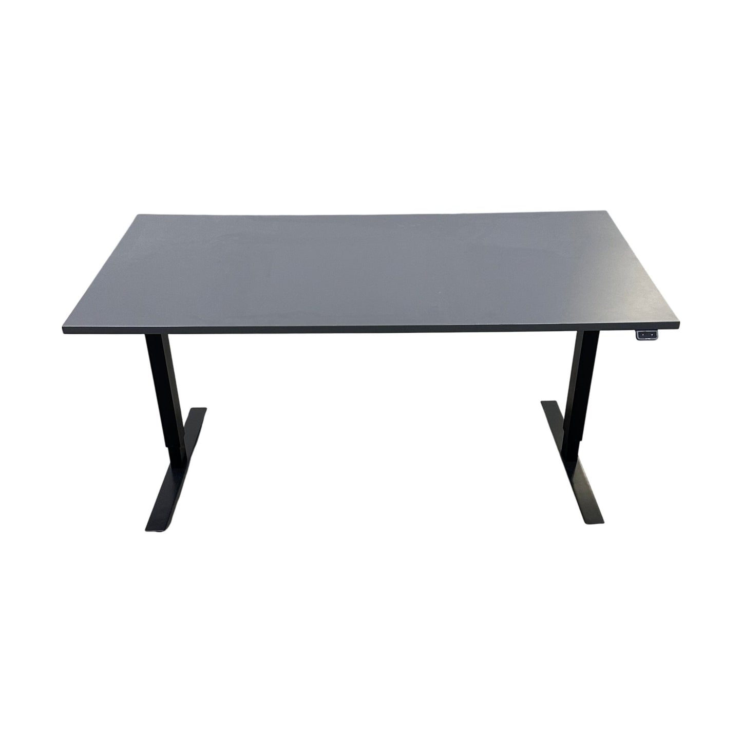Elektrisk hev/senk skrivebord 160x80 cm, grå