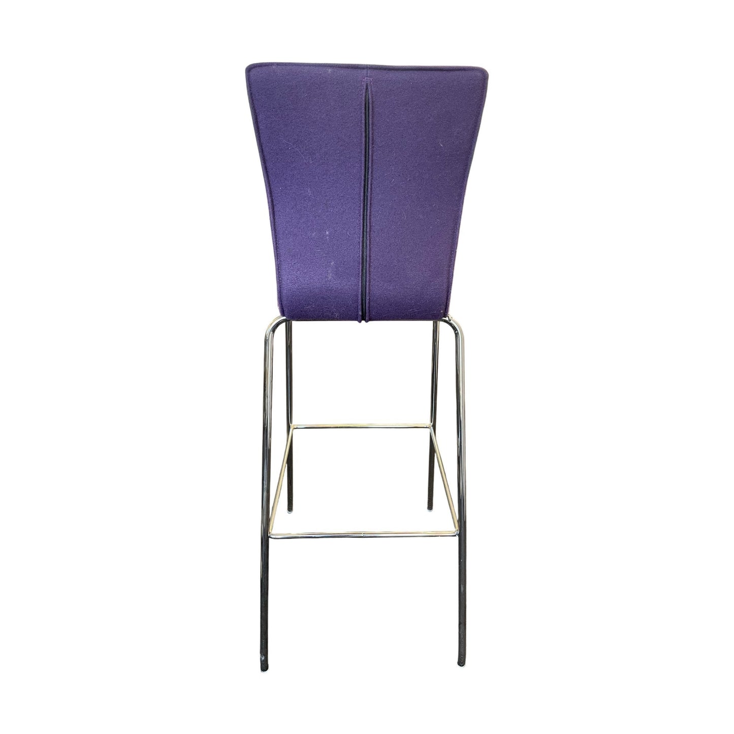 Graf barstol fra EFG, lilla, 77 cm høy