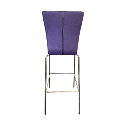 Graf barstol fra EFG, lilla, 77 cm høy