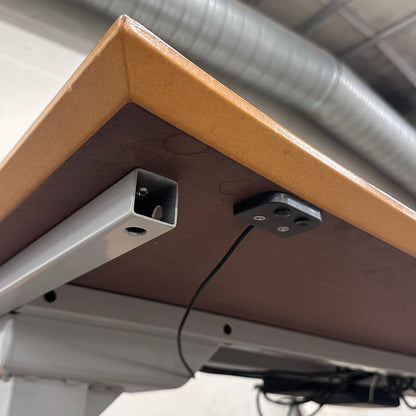 Elektrisk hev/senk skrivebord 160x80 cm, hvit