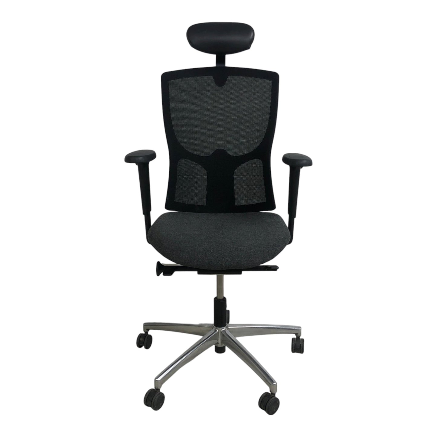 Drabert kontorstol i sort/grå